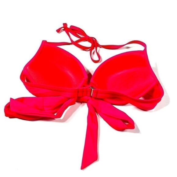 HOT PINK BIKINI TOP SIZE SMALL - Picture 4 of 5